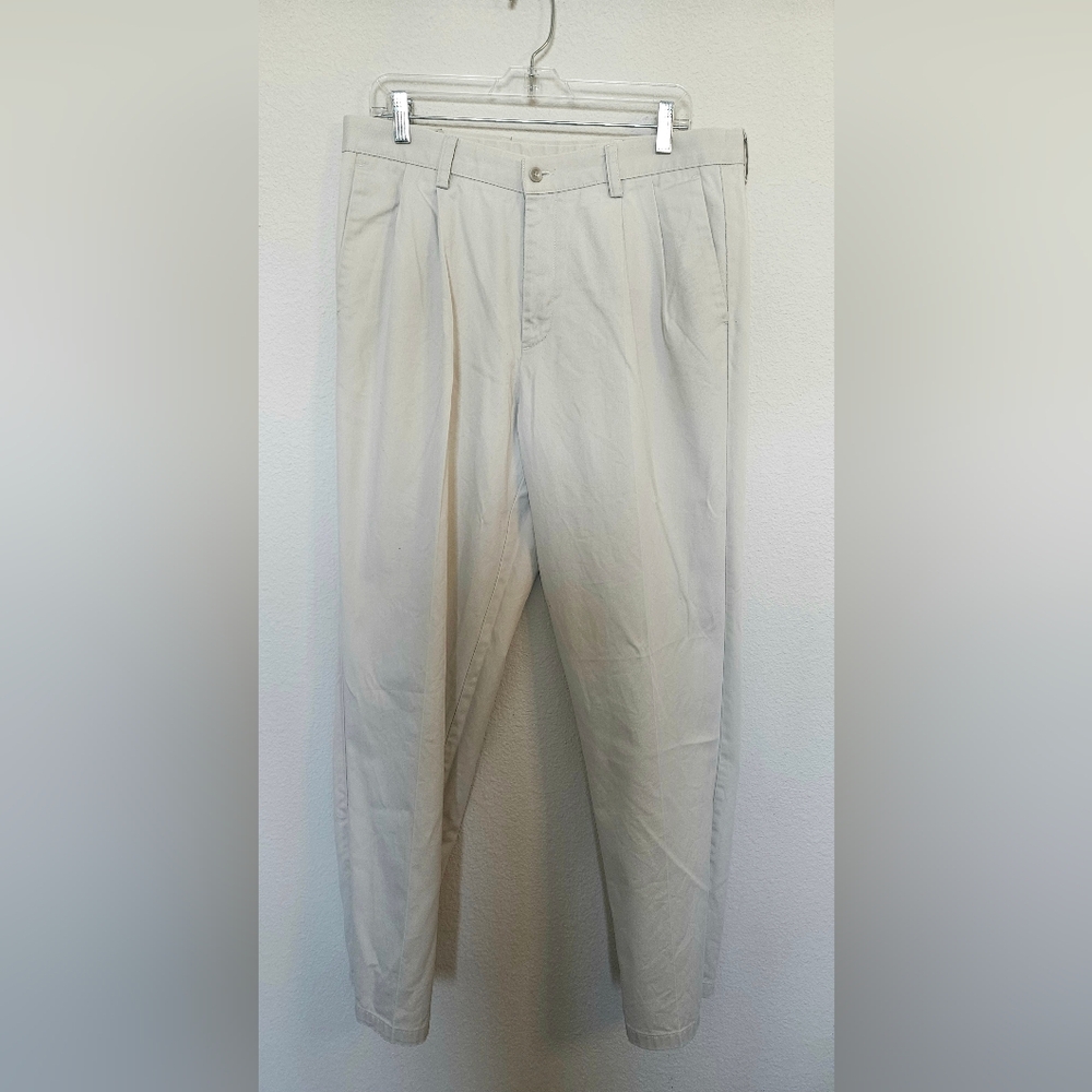 Tan ,khaki Dockers. Featuring Individual Fit Waist Band
